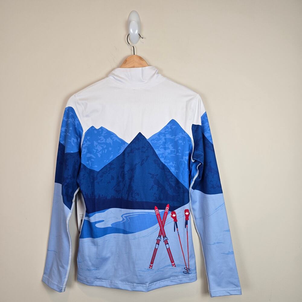 Krimson Klover Women’s Size S Maple Leaf Baselayer Top Ski Thermal - Picture 4 of 4